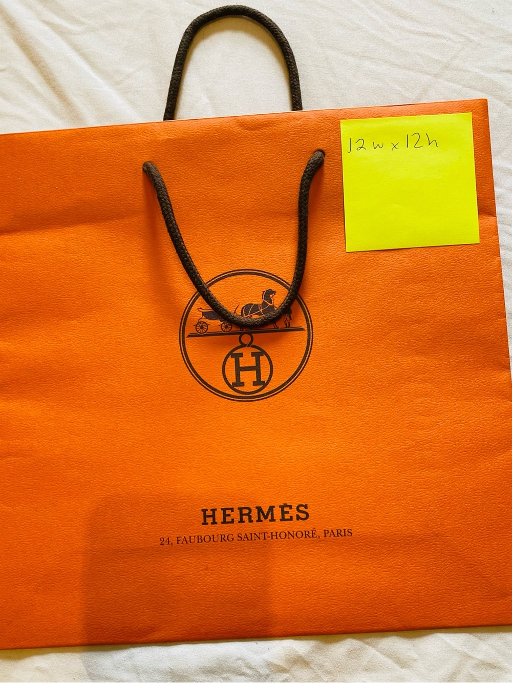 🛍️Hermes Authentic Luxury Branded Gift Bags in Various Sizes with Ribbon - Picture 6 of 12